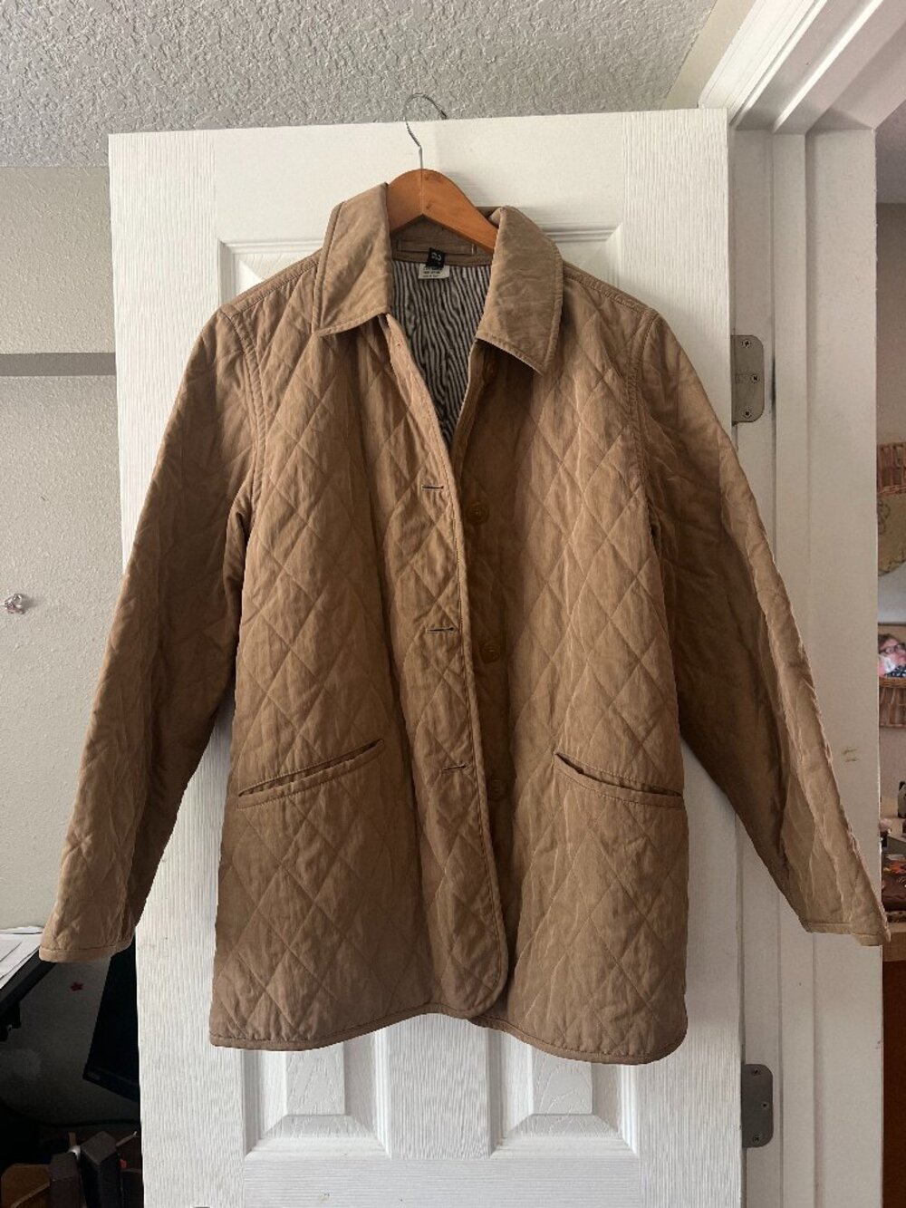 Allegri Quilted Beige Coat Jacket